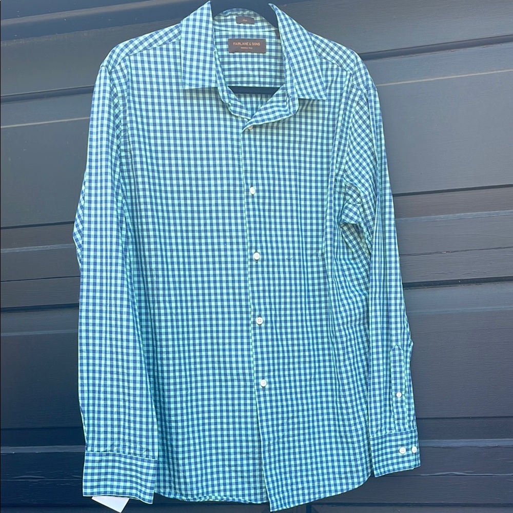 Men's Green Checkered Shirt